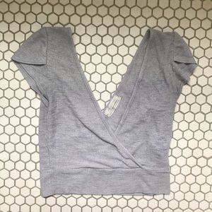 UO Double Surplice Top